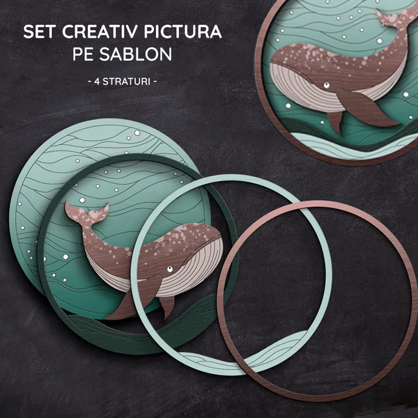 Set Creativ Pictura - Balena