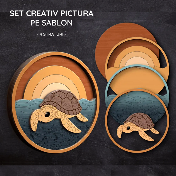 Set Creativ Pictura - Broasca Testoasa