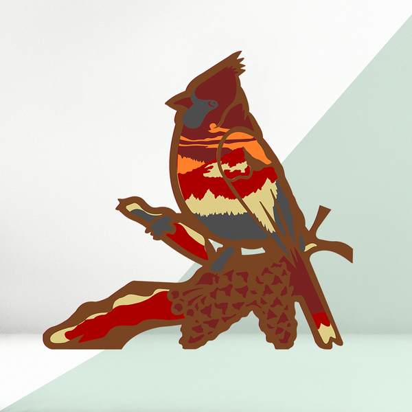 Set creativ -  Cardinalul Roșu