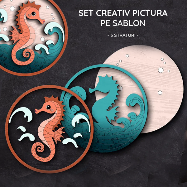 Set Creativ Pictura - Calut de Mare