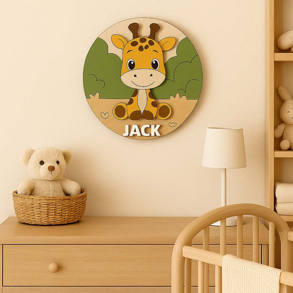 Girafa Curajoasa - Decoratiune Camera