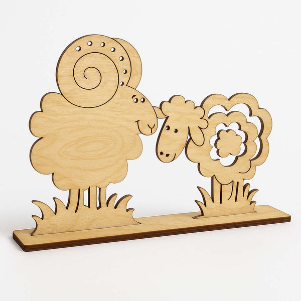 Oițele Vesele - Figurină ZOOlemn