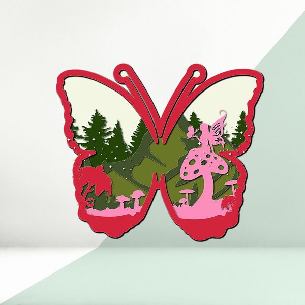 Set creativ - Fluturele cu Zână din Pădure