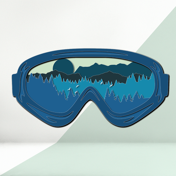 Set creativ  - Ochelari - 20 x 20 cm