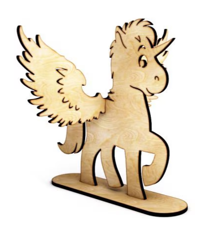 Unicornul Magic - Figurina ZOOlemn