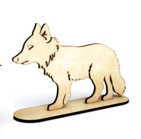 Figurină - Lupul Curajos