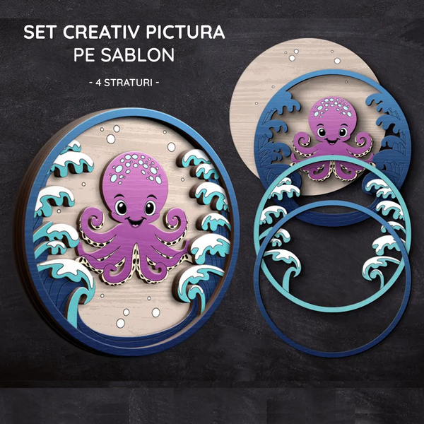 Set Creativ Pictura - Caracatita