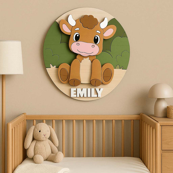 Vacuta Vesela - Decoratiune Camera