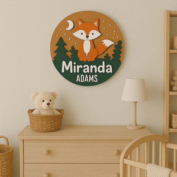 Vulpita sub Stele - Decoratiune Camera