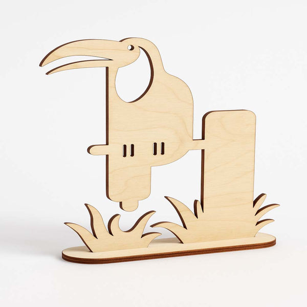 Tucanul Exotic - Figurină ZOOlemn