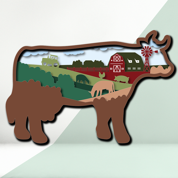Set creativ - Vaca de la Fermă